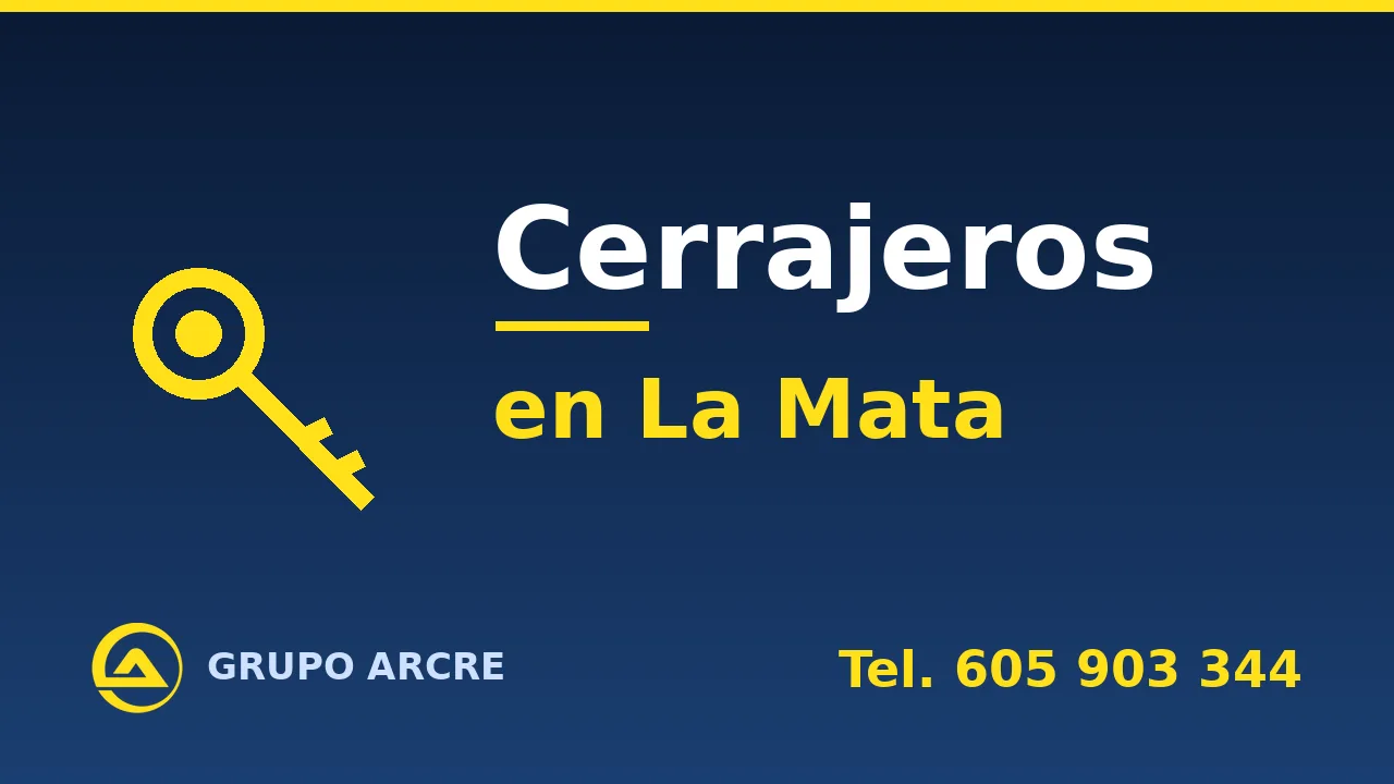 Cerrajería profesional en La Mata